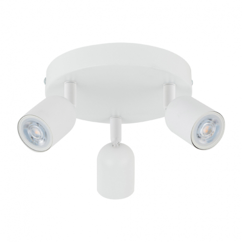 TK-LIGHTING SP. Z O.O. - TOP WHITE LAMPA SUFITOWA 3 PŁ KOŁO - 6316