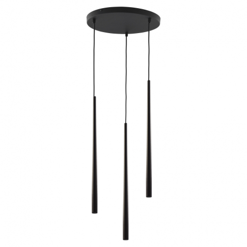TK-LIGHTING SP. Z O.O. - PIANO BLACK LAMPA WISZĄCA 3 PŁ - 6413