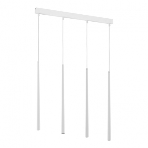 TK-LIGHTING SP. Z O.O. - PIANO WHITE LAMPA WISZĄCA 4 PŁ - 6426