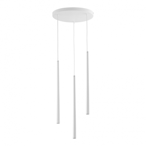TK-LIGHTING SP. Z O.O. - PIANO WHITE LAMPA WISZĄCA 3 PŁ - 6427