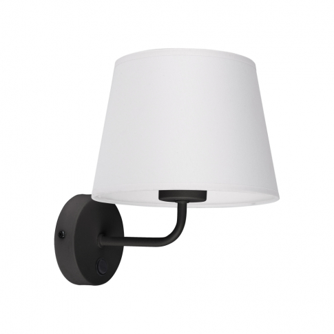 TK-LIGHTING SP. Z O.O. - MAJA BLACK/WHITE KINKIET 1 PŁ - 6448
