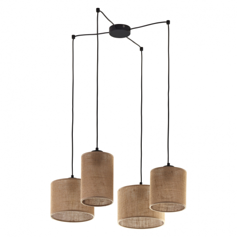 TK-LIGHTING SP. Z O.O. - JUTA LAMPA WISZĄCA 4 PŁ - 6585