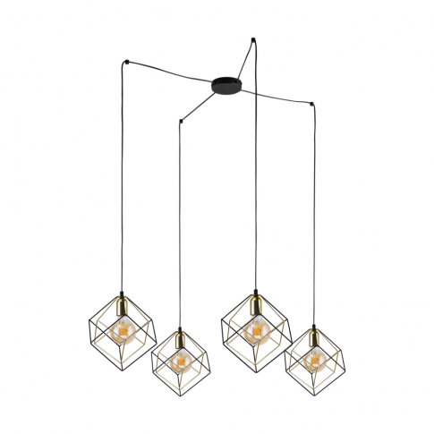 TK-LIGHTING SP. Z O.O. - ALAMBRE LAMPA WISZĄCA 4 PŁ PAJĄK - 6713