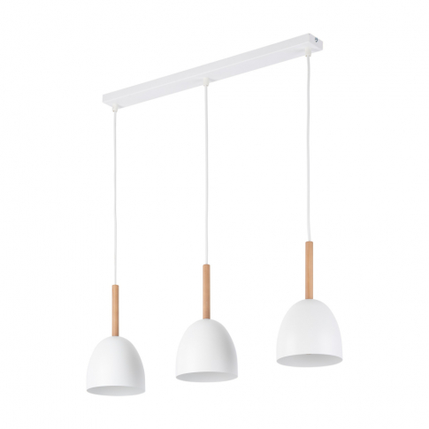 TK-LIGHTING SP. Z O.O. - NORD WHITE LAMPA WISZĄCA 3 PŁ - 4869
