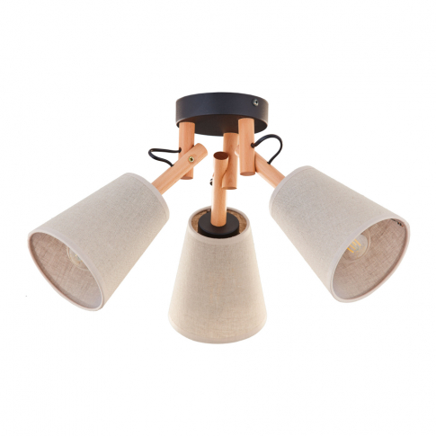 TK-LIGHTING SP. Z O.O. - VAIO NATURE LAMPA SUFITOWA 3 PŁ - 574
