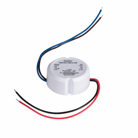 KANLUX - ZASILACZ LED 12V DC 15W 1.25A IP20 MONTAŻOWY DO PUSZKI CIRCO - 24243
