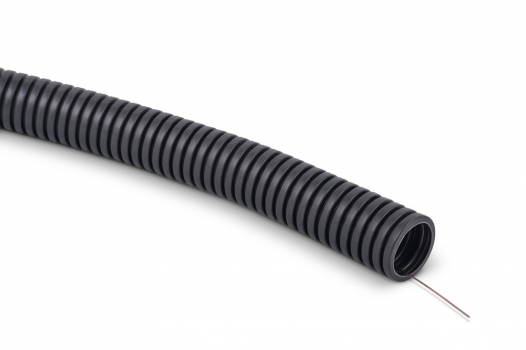 TTPLAST - PESZEL RURA KARBOWANA RKLSP 23/18 PVC Z PILOTEM 50M 320N SZARA - 10284