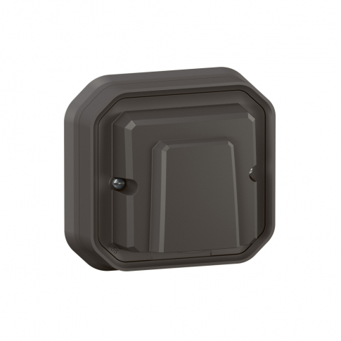 LEGRAND - WYJŚCIE KABLOWE Z UCHWYTEM KOMPLET PODTYNK. 16A-230V~ ANTRACYT PLEXO - 069878L