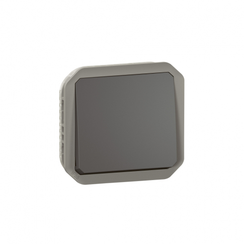 LEGRAND - PRZYCISK PRZEŁĄCZNY NO/NC MECHANIZM 10 A - 250 V~ ANTRACYT PLEXO - 069841L