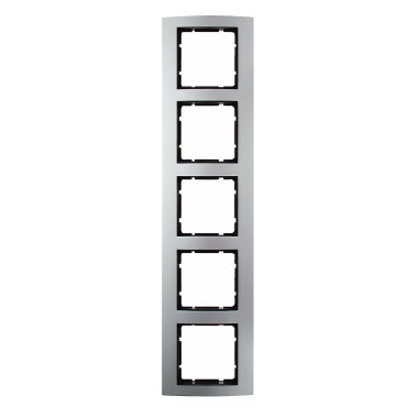HAGER - RAMKA PIĘCIOKROTNA ALUMINIOWA ANTRACYT B.3 - 10153004