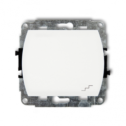 KARLIK - Mechanizm łącznika schodowego WP-3  Trend biały - WP-3
