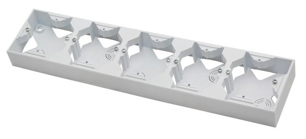 OSPEL - PUSZKA/ADAPTER PIĘCIOKROTNA BIAŁA IMPRESJA  - PNP-5Y/00
