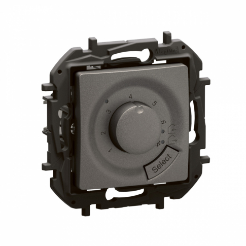 LEGRAND - NOWE NILOE - TERMOSTAT DO OGRZEWANIA PODŁOGOWEGO STALOWY - NP671MG