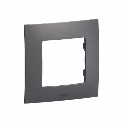 LEGRAND - NOWE NILOE - RAMKA POJEDYNCZA STALOWA (MEDIUM GREY) - NP111MG