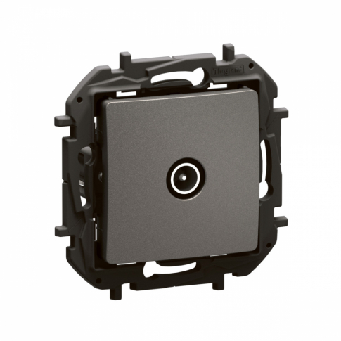 LEGRAND - NOWE NILOE - GNIAZDO TV ZAKOŃCZENIOWE - MĘSKIE 10 DB STALOWE - NP4104MG