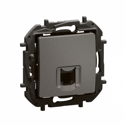 LEGRAND - NOWE NILOE - GNIAZDO RJ 11 STALOWE - NP421MG