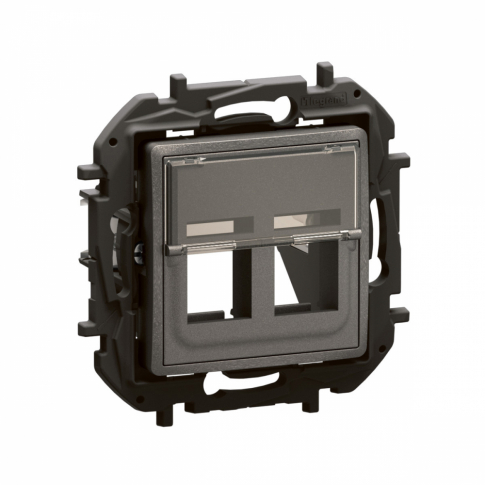 LEGRAND - NOWE NILOE - ADAPTER DO ZŁĄCZY PODWÓJNYCH KEYSTONE STALOWY - NP171MG