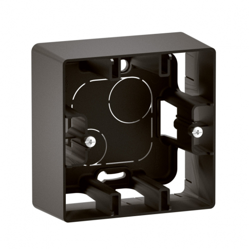 LEGRAND - NOWE NILOE - PUSZKA NATYNKOWA POJEDYNCZA CZARNA - NP161BK