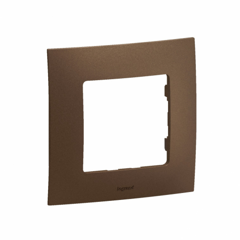 LEGRAND - NOWE NILOE - RAMKA POJEDYNCZA BRĄZOWA (DARK BRONZE) - NP111DB