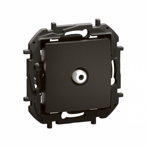 LEGRAND - NOWE NILOE- GNIAZDO TV TYP "F" TYPU GWIAZDA  1,5 DB CZARNE - NP4100BK