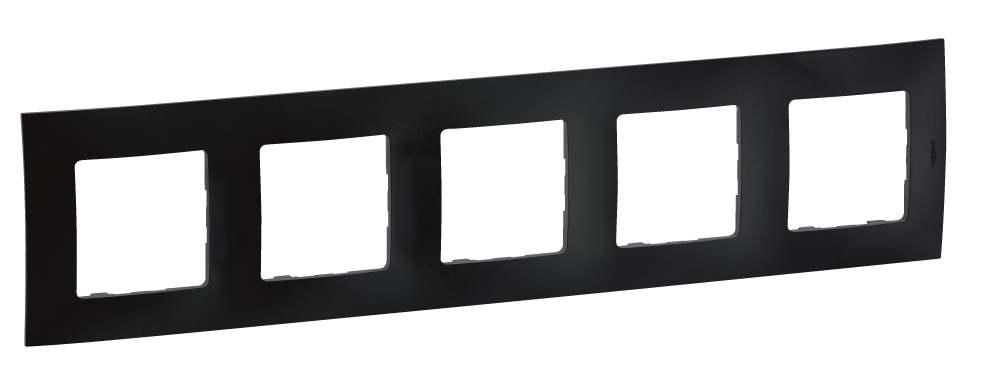 LEGRAND - NOWE NILOE - RAMKA PIĘCIOKROTNA CZARNA (BLACK) - NP115BK