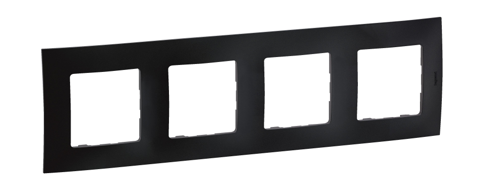 LEGRAND - NOWE NILOE - RAMKA CZTEROKROTNA CZARNA (BLACK) - NP114BK