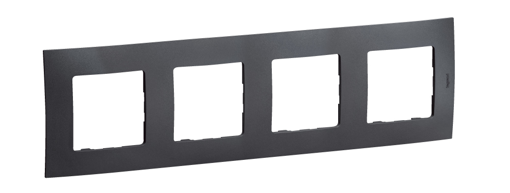 LEGRAND - NOWE NILOE - RAMKA CZTEROKROTNA GRAFIT (DARK GREY) - NP114GR