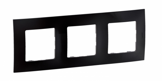 LEGRAND - NOWE NILOE - RAMKA POTRÓJNA CZARNA (BLACK) - NP113BK