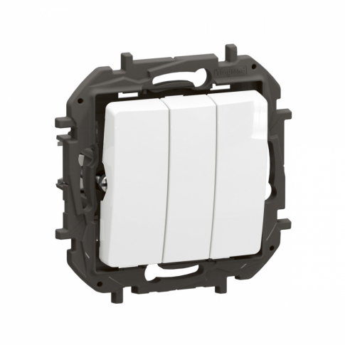 LEGRAND - NOWE NILOE - ŁĄCZNIK POTRÓJNY 10 AX BIAŁY - NP2130WH