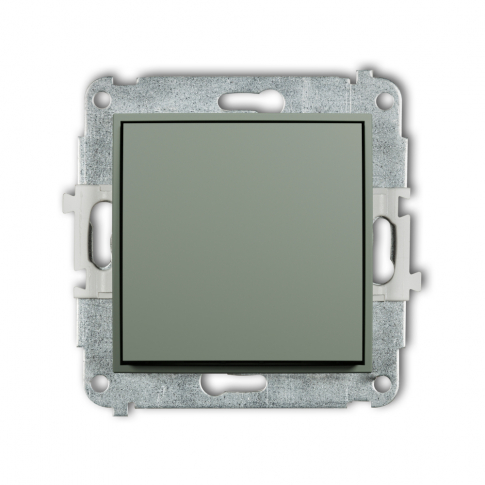 KARLIK - Mechanizm łącznika jednobiegunowego podtynkowy IP 20 / IP 44, 10AX 250V~ MINI szałwiowy - 61MWP-1