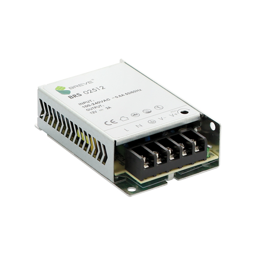 BREVE - ZASILACZ IMPULSOWY BRS 230/12V 2A 24W MODUŁOWY DO WBUDOWANIA, UZAS: 85-264V AC - 17000-1875
