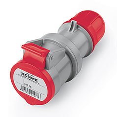 SCAME - Gniazdo przen. OPTIMA skręcane śr. 3P+N+E 16A IP44 - 313.1647