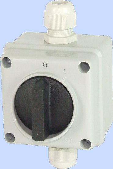 ELEKTROMET DZIERŻONIÓW - ŁĄCZNIK KRZYWKOWY W OBUDOWIE 12A 1 BIEGUN ŁUK E12-53 WŁĄCZ-WYŁĄCZ 0-1 JEDNOFAZOWY - 921253