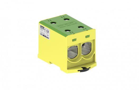 MOREK - Złączka 300-2 żółto-zielony 2xAl/Cu 95-300mm2 1000V AC/1500V DC Zacisk uniwersalny - MAA2300Y10