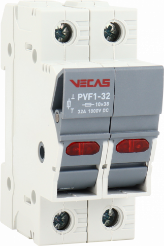 KKLN - Podstawa bezpiecznikowa PVF1-32 2P 32A 10x38 1000V DC - VCS-PVF1-32-2P
