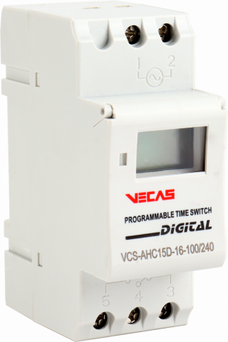 KKLN - Programator czasowy 16(8)A 100-240V AC - VCS-AHC15D-16-100/240