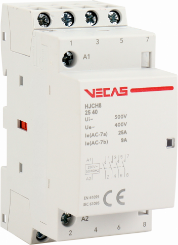 KKLN - Stycznik modułowy 25A 4NO 230V AC - VCS-HJCH8-25-40-230