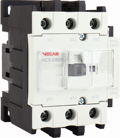 KKLN - Stycznik mocy 65A AC-3 3P 1NO+1NC 230V AC - VCS-HC5-D-65-11-230