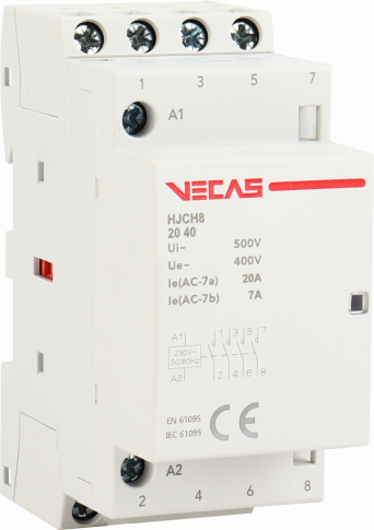 KKLN - Stycznik modułowy 20A 4NO 230V AC - VCS-HJCH8-20-40-230