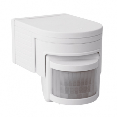 KANLUX - CZUJNIK RUCHU PIR 1200W 160° MAX.12M IP44 BIAŁY SLICK JQ-L-W - 8390