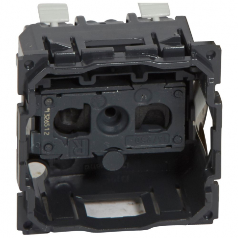 LEGRAND - GNIAZDO POJEDYNCZE BEZ UZIEMIENIA 2P ZACISKI AUTOMATYCZNE 16A 250V IP20 CELIANE - 067110