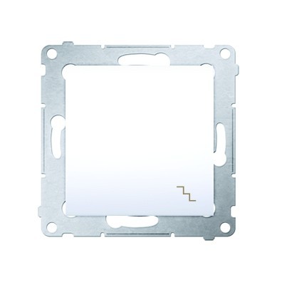 KONTAKT SIMON - ŁĄCZNIK SCHODOWY POJEDYNCZY ZACISKI AUTOMATYCZNE 10AX 250V BIAŁY SIMON 54 - DW6.01/11