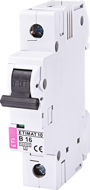 ETI - WYŁĄCZNIK NADPRĄDOWY ETIMAT 10 1P B16 - 002121716