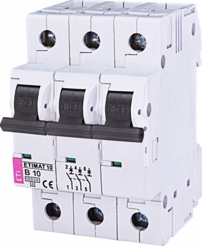 ETI - WYŁĄCZNIK NADPRĄDOWY ETIMAT 10 3P B10 - 002125714