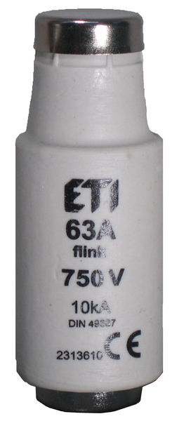 ETI - WKŁADKA TOPIKOWA SZYBKA DIII GF 50A 690V~ (BIWTS) - 002313108