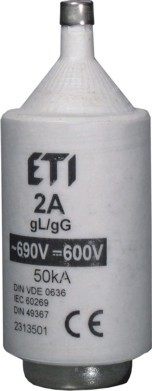 ETI - WKŁADKA TOPIKOWA ZWŁOCZNA DIII GG 35A 690V~ (BIWTZ) - 002313407