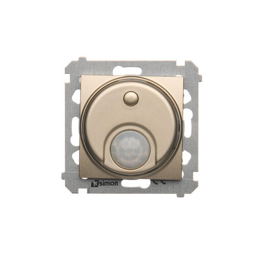 KONTAKT SIMON - Łącznik z czujnikiem ruchu (moduł) 20-500 W; złoty mat - DCR10T.01/44