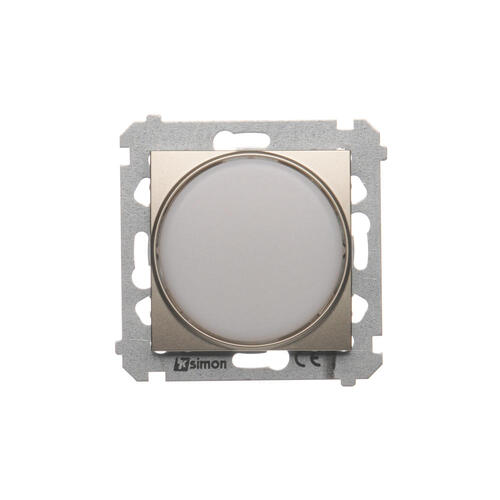 KONTAKT SIMON - Sygnalizator świetlny LED – światło białe (moduł) 230V~; złoty mat - DSS1.01/44