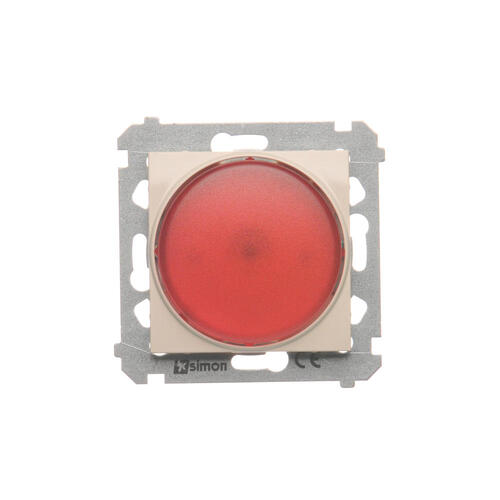 KONTAKT SIMON - Sygnalizator świetlny LED – światło czerwone (moduł) 230V~; kremowy - DSS2.01/41