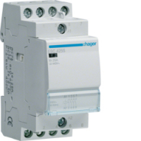 HAGER - Stycznik cichy 230VAC 4NO 25A - ESC425S